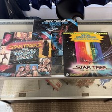 Star Trek Laserdisc Movie Lot Of 3