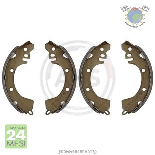 Kit Ganasce Freno Anteriori E Posteriori – Compatibile Con Fiat 500 F, 500 L E Fiat 126