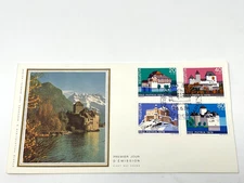 1978 - 'Switzerland', 'Before Motherland', Castles, paintings by Anne. FDC (#66)