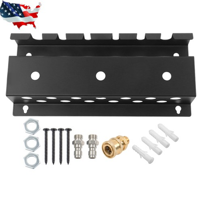 #ad Pressure Washer Storage Rack 3pc 1 4quot; Quick Connect Fitting Wall Mount Organizer $19.33