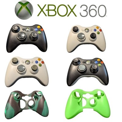 Original Xbox 360 Controller Wireless Schwarz&Weiß Zustand/Farbe/Hülle wählbar!