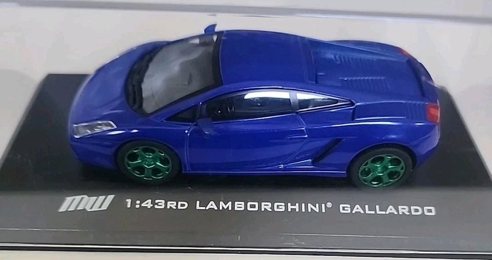 Greenlight Green Machine Motor World Lamborghini Gallardo RARO Chase escala 1:43 Foto 2 de 4