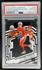 2022 Clearly Donruss Murray Patrick Mahomes Josh Allen Rookie Special RS4 PSA 10