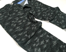 Peter Millar Military Army Black Camo Lightweight Soft Stretch Golf Field Pants