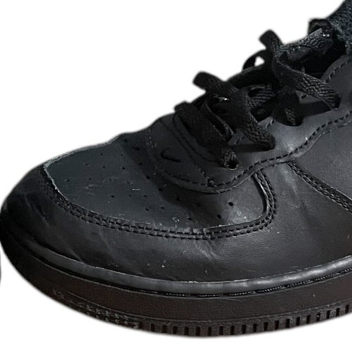 Black Nike Force 1 LE Big Kids 3Y Sneakers Casual School Eveyday Classic - Picture 5 of 7