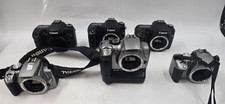 Lot of 6 Canon EOS Series Digital Cameras E40 E50 Rebel XT - AS-IS - GC-6996