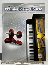 Piano Alfred's Premier Piano Course Technique 6 Book Alexander 2013