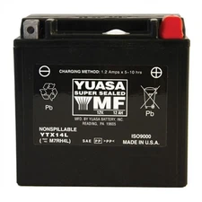 Yuasa AGM Battery - 12V - YTX14L YUAM7RH4L