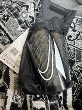 Nike Mercurial Lite Soccer Shin Guards Large Clear And White New NOCSAE Approved