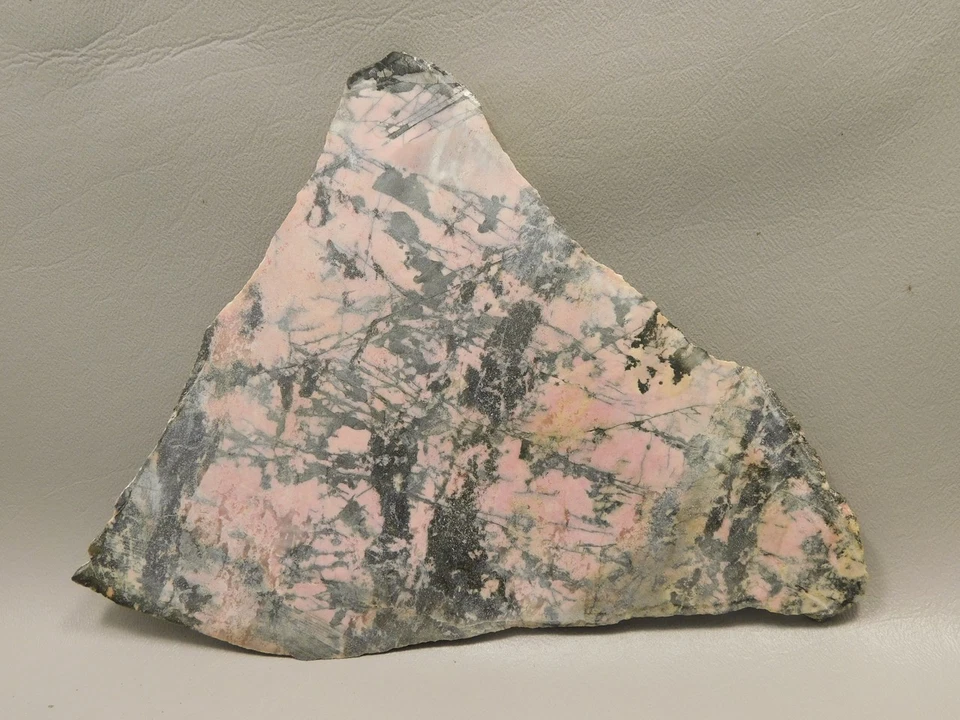 Rhodonite Stone Slab Lapidary Cabbing Rough Rock California #O10 - Image 3 of 4