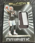 2025 Panini Black Shedeur Sanders 2 Color Patch RC Browns #05/10 SSP Futuristic