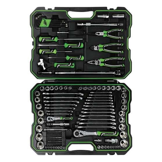 pro's kit  tool  セット ToolPro X 168 Piece Automotive Tool Kit Green Complete Boxed Set