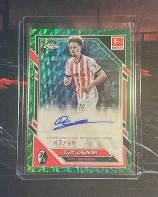 Topps Chrome Bundesliga 2025-26 | SC Freiburg | Derry Scherhant | Autograph /99