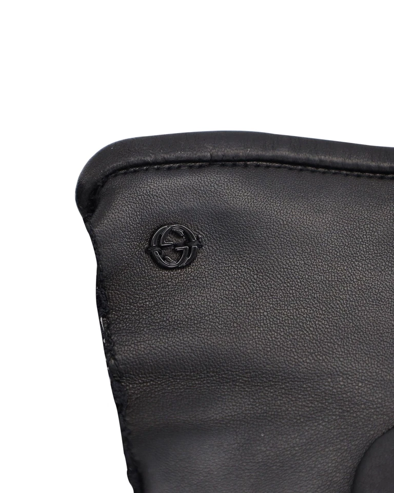 Gucci Fishnet Lace Gloves In Leather Women Black One Size - Image 3 of 4