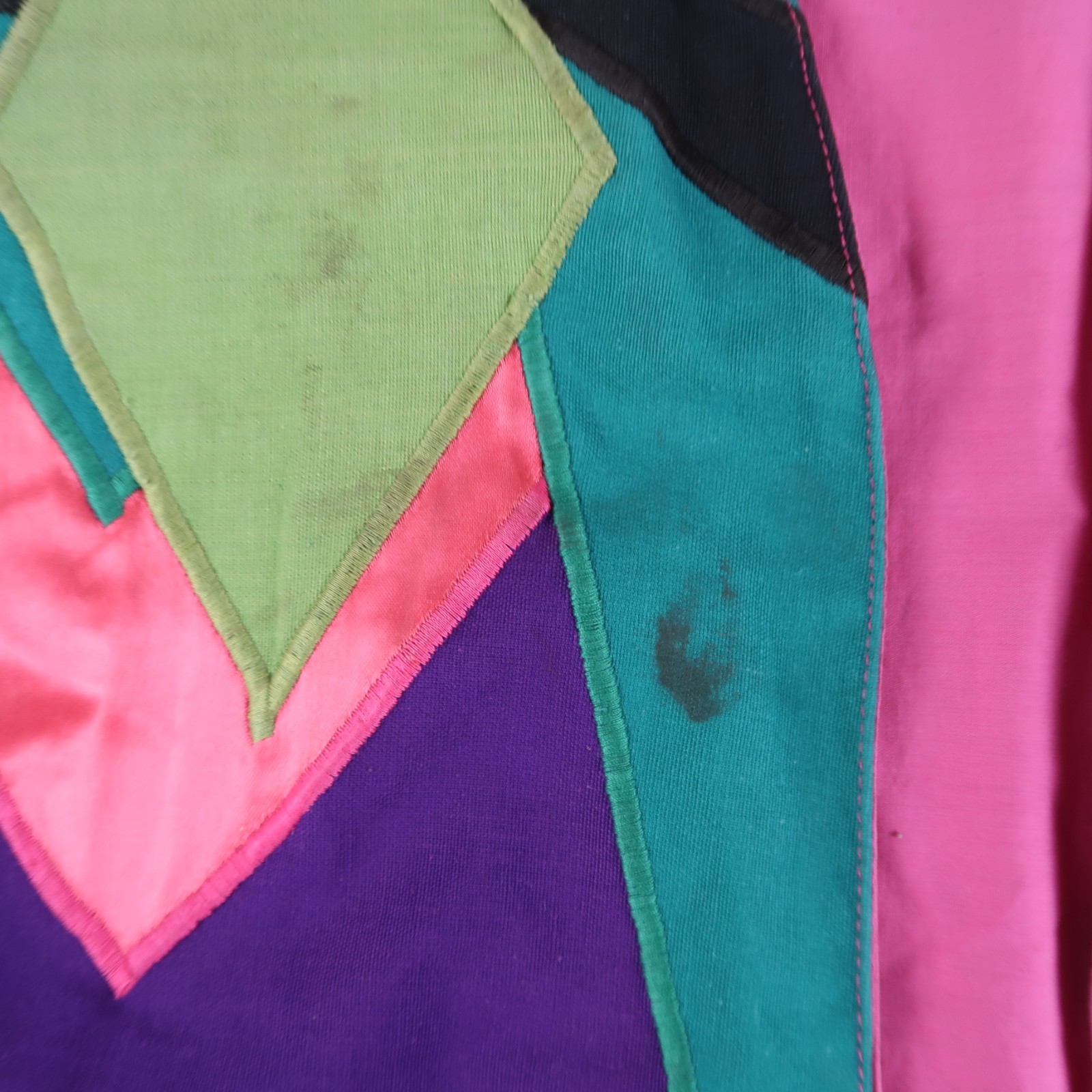 Tipicano 80s Patchwork Embroidered S Grannycore J… - image 6