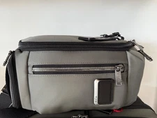 NEW Tumi ALPHA BRAVO KELLEY Ballistic Nylon Sling Crossbody Bag - ALLOY GREY ❗️