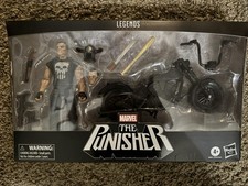 Marvel Legends The Punisher 6  Deluxe Figure with Motorcycle Hasbro 2020 NEW