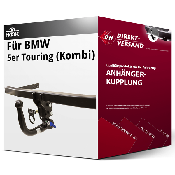 für BMW 5Er Touring (Kombi) F11 (Hook) AnhäNgerkupplung Vertikal Abnehmbar Neu-image
