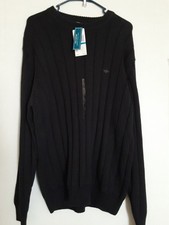 Mens Dockers Sweater Black Cotton Nwt Size Xl