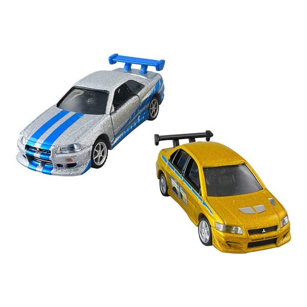 Takara Tomy Tomica Premium Unlimited Fast & Furious Metallic Color 2 Models Set-image