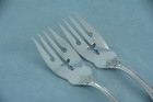 2 Reed & Barton Francis I Sterling Silver 6-1/8" Salad Fork Old Mark H Monogram — photo 3
