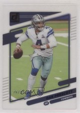 2021 Panini Clearly Donruss Blue 26/99 Dak Prescott #13 7xr