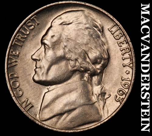 1963-P Jefferson Nickel — photo from the most recent tracked eBay sale