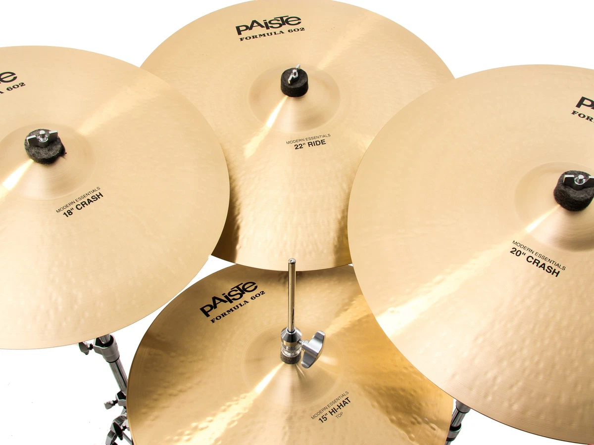 Paiste 602 Modern Essentials Series Cymbal Pack eBay
