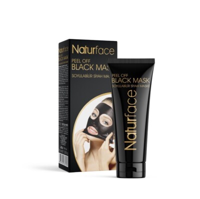 Black Maske Gesichtsmaske Peel-Off-Mask Pflege gegen Mitesser Akne Reinigung
