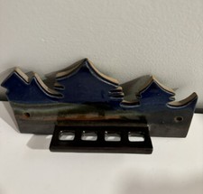 Handcrafted Rustic Pottery Tooth Brush Holder Onnema Potters Country Cabin Decor