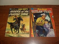 ZANE GREY'S STORIES OF THE WEST, 9 DELL COMICS