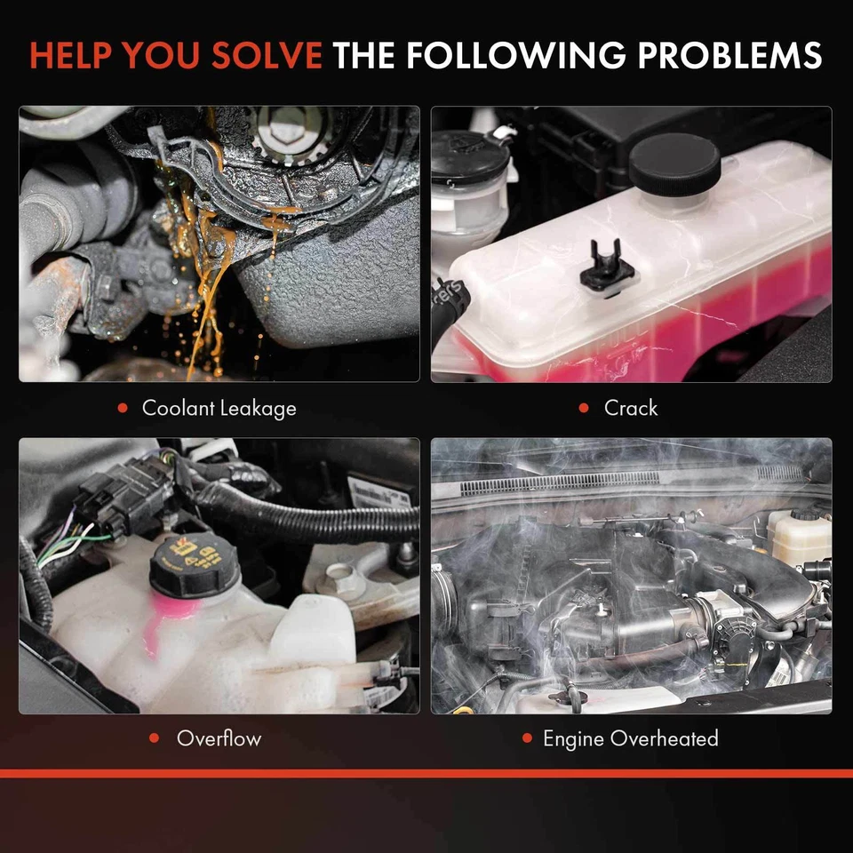 Coolant Recovery Expansion Tank w/ Cap for Audi A6 Quattro 2005-2009 A6 V6 3.2L - Image 4 of 4