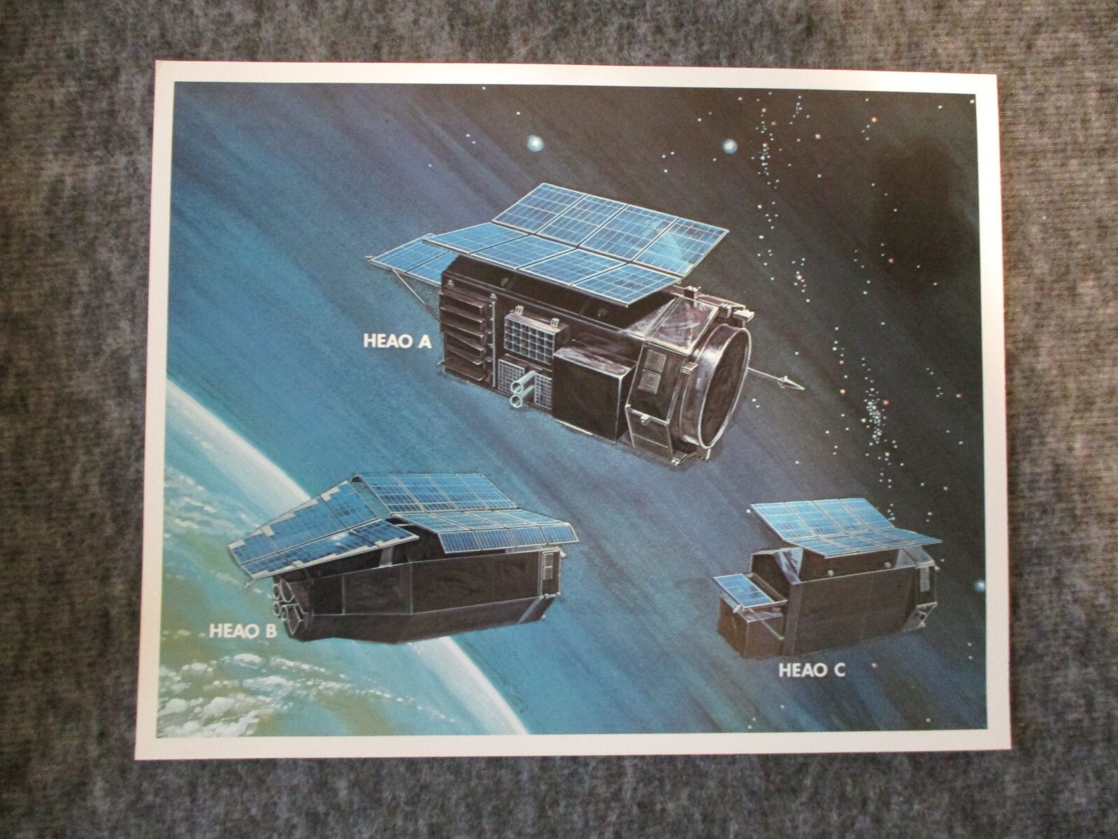 NASA BENDIX HEAO ATLAS CENTAUR 1ST GEN PHOTOS+SENSOR UNIT AWARD+PATCH+STICKERS+