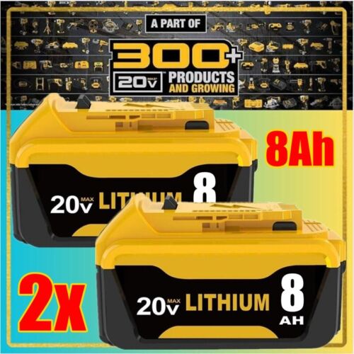 For DeWalt 20V 20 Volt Max XR 8.0AH Lithium Ion Battery DCB205-2 DCB208 DCB200-2 - Picture 21 of 22