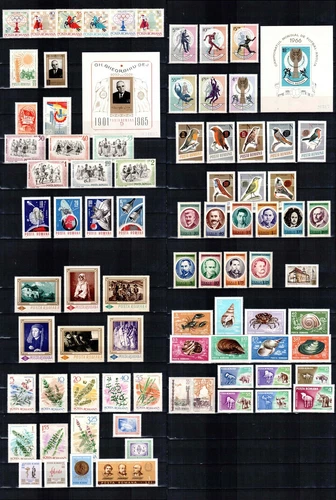 Romania 1966 year set, COMPLETE YEAR, 80 stamps + 2 S/S, MNH!
