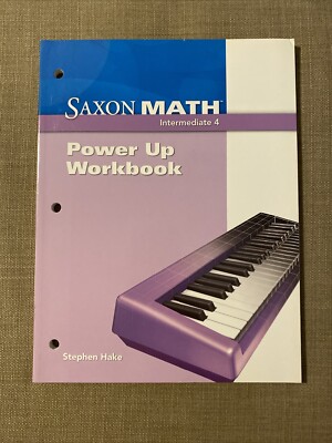 Saxon Math Intermediate 4 Power-Up Workbook by Stephen Hake