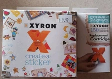 New Xyron 150 Create-a-Sticker & 20 Ft Permanent Adhesive Refill