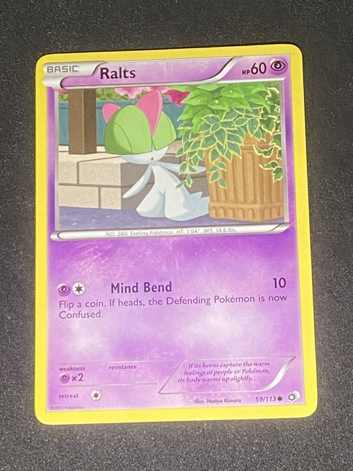 NM Ralts 59/113 Legendary Treasures Regular