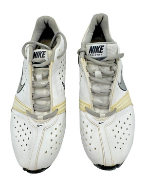Nike Reax Rockstar Training Shoes Women' Size 8.5 White Silver 415355-103 Sports