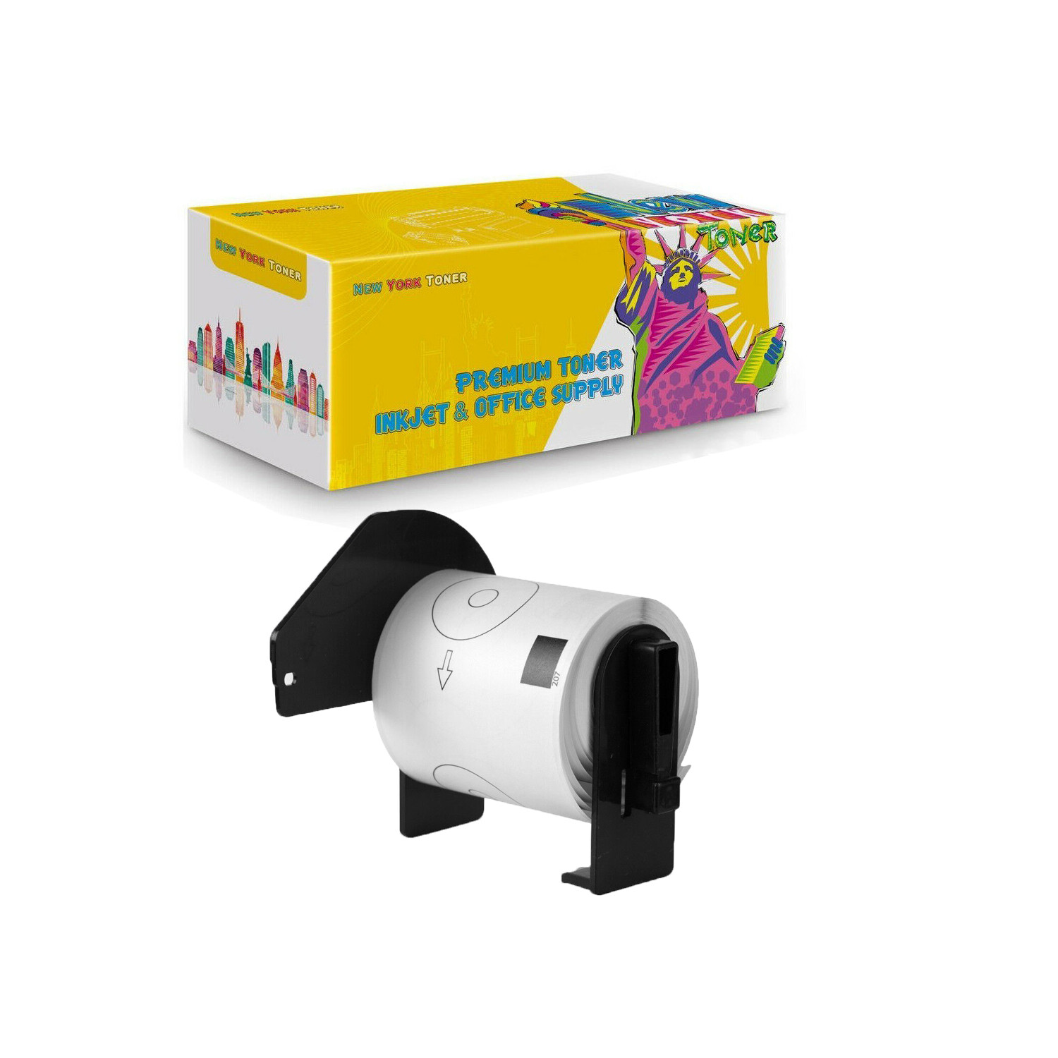 1Roll Compatible Label DK-1207 DK1207 for Brother 2.3 / 58mm ...