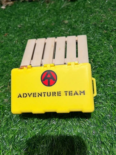 Gi Joe Adventure Team Custom Pelican Style Box - Set of One -Yellow