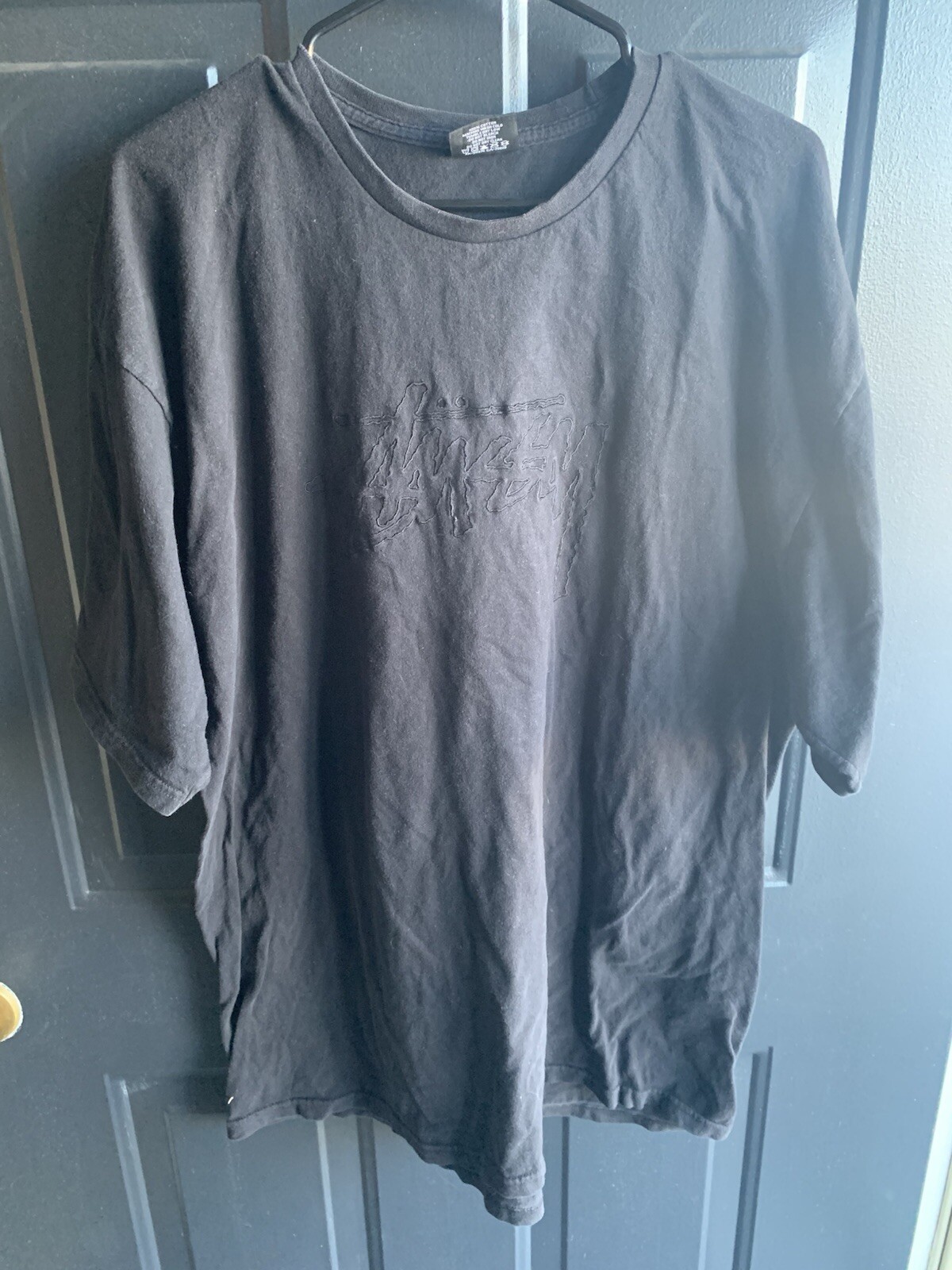 Stüssy Blackout Embroidered Logo Size XXL