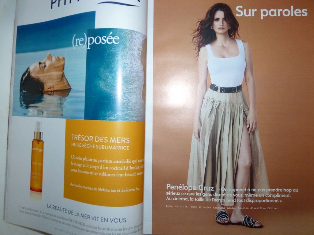 Magazine mode fashion MARIE CLAIRE french #793 septembre 2018 Penelope Cruz 
