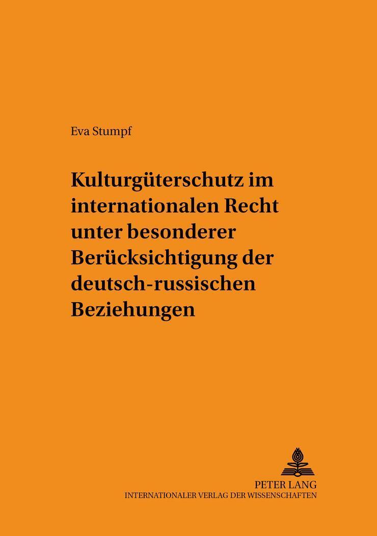 Thumbnail - Eva Stumpf-wirths | Kulturgüterschutz Internationalen Recht Unter...