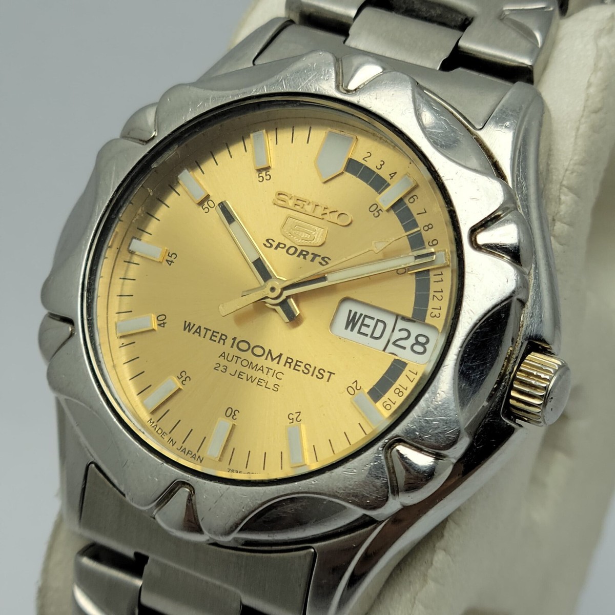 Seiko 5 Sports 7S36-00M0 Day/Date Automatic Vintage Men's Watch | eBay