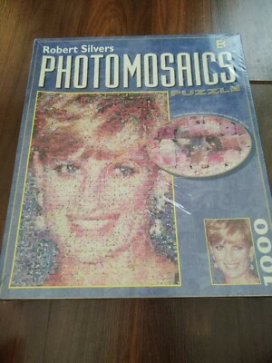 NEW SEALED Photomosaic Princess Diana 1000 Piece Robert Silvers Jigsaw Puzzle