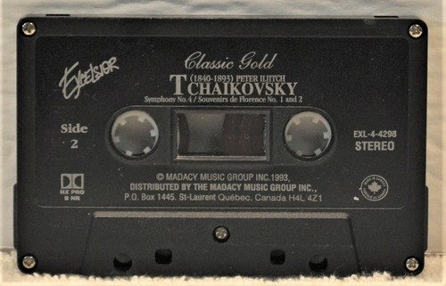 PETER ILJITCH "Tchaikovsky Symphony #4" Cassette Excelsior EXL-4-4298 - Picture 4 of 4