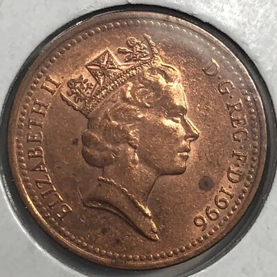 1996 Great Britain One Penny Foreign Coin #1637 - Image 1 of 2