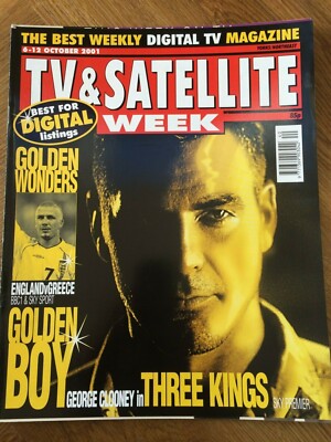 TV & SATELLITE WEEK mag 06/10/2001 GEORGE CLOONEY Ewan McGregor Dieter Brummer