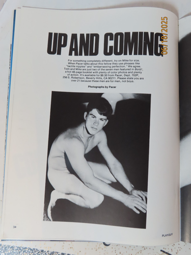 1970's Playguy Vol. 3 #28 Gay Interest magazine pristine condition unread - Picture 5 of 8